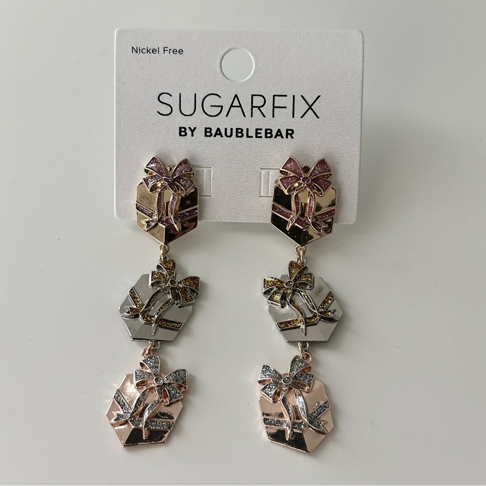 SUGARFIX x BAUBLEBAR | Present Stack Earrings NWT